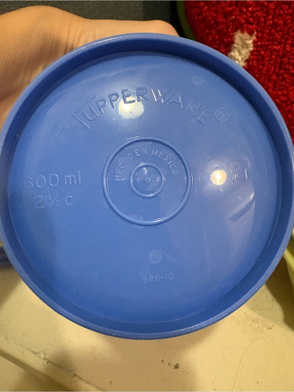 Tupperware small Blue Round Plastic snack Containers with lids 16pc - Picture 4 of 7